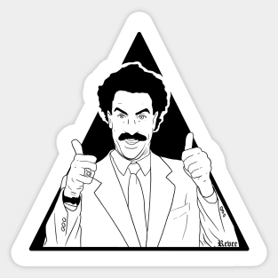 Borat Sticker